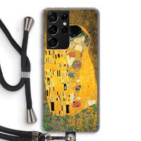 Der Kuss: Samsung Galaxy S21 Ultra Transparant Hoesje met koord