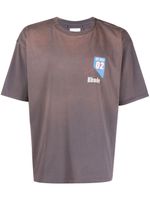 RHUDE t-shirt à imprimé O2 Off-Road - Gris