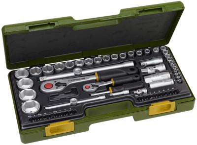 PROXXON dopsleutel set socket wrench sets 65-te. 1/2" and 1/4"
