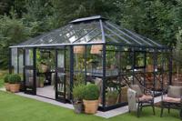 Royal Well | Tuinkamer Grand Oase 25,6 | Veiligheidsglas 3 mm | Antraciet - thumbnail