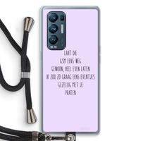 GSM: Oppo Find X3 Neo Transparant Hoesje met koord GSM: Oppo Find X3 Neo Transparant Hoesje met koord