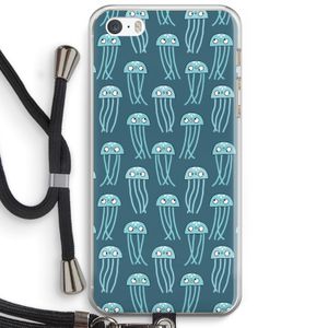 Kwallie: iPhone 5 / 5S / SE Transparant Hoesje met koord