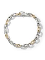 David Yurman bracelet DY Madison en or 18ct et argent sterling (5,5 mm) - thumbnail