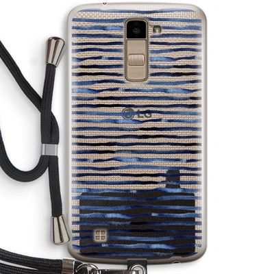 Verrassende lijnen: LG K10 (2016) Transparant Hoesje met koord