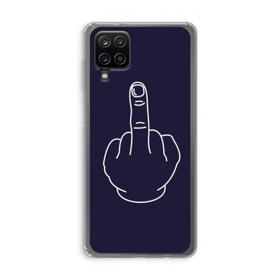 F**k U: Samsung Galaxy A12 Transparant Hoesje