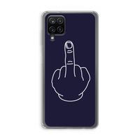 F**k U: Samsung Galaxy A12 Transparant Hoesje