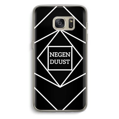Negenduust geometrisch: Samsung Galaxy S7 Transparant Hoesje