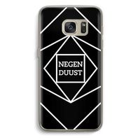 Negenduust geometrisch: Samsung Galaxy S7 Transparant Hoesje