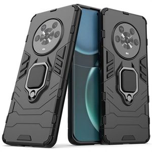 Honor Magic4 Hybrid Case met Ringhouder - Zwart