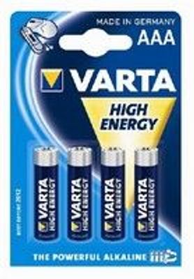 Varta aaa/lr03 mini penlite alkaline per 4 stuks op kaart