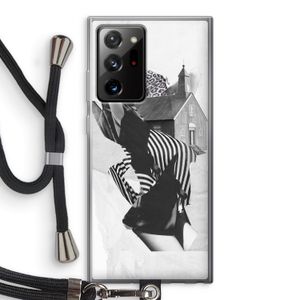 House: Samsung Galaxy Note 20 Ultra / Note 20 Ultra 5G Transparant Hoesje met koord