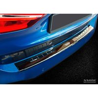RVS Bumper beschermer passend voor 'Deluxe' BMW X1 F48 2015- 'Performance' Zwart/Rood-Zwart Carb AV244098