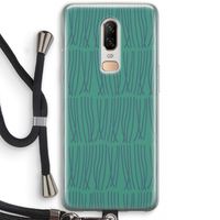 Swirls: OnePlus 6 Transparant Hoesje met koord