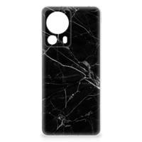 Xiaomi 13 Lite | TPU | Siliconen hoesje | Marmer Zwart - Origineel Cadeau Vader