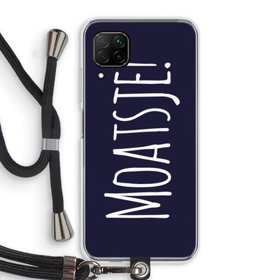 Moatsje!: Huawei P40 Lite Transparant Hoesje met koord