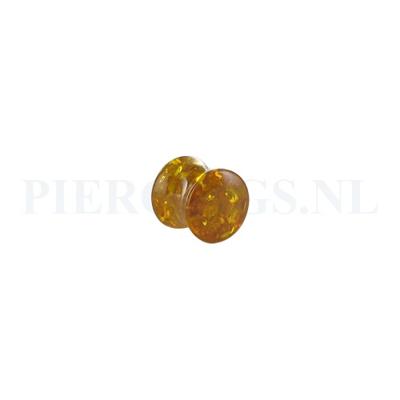 Plug acryl barnsteen 10 mm 10 mm