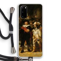 De Nachtwacht: Samsung Galaxy S20 Transparant Hoesje met koord