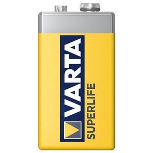 Varta Superlife 9V Wegwerpbatterij Zink-carbon