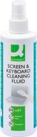 Q-CONNECT reinigingsspray voor scherm en toetsenbord, spuitbus van 250 ml Q-CONNECT reinigingsspray voor scherm en toetsenbord, spuitbus van 250 ml