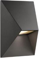 Nordlux Wandlamp Pontio 15 1x GU10 zwart IP44 - 4800900