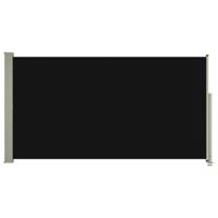 vidaXL Tuinscherm uittrekbaar 160x300 cm zwart - thumbnail