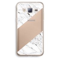 Biggest stripe: Samsung Galaxy J3 (2016) Transparant Hoesje