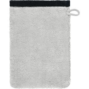 Cawö Cawo Lifestyle Splash Doubleface 7071 Washandje 16x22 platin/schwarz