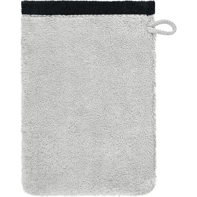 Cawö Cawo Lifestyle Splash Doubleface 7071 Washandje 16x22 platin/schwarz