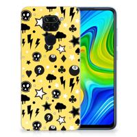 Silicone Back Case Xiaomi Redmi Note9 Punk Geel