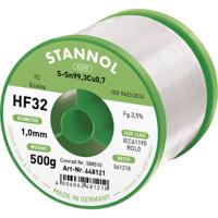 Stannol HF32 3500 Soldeertin, loodvrij Spoel Sn99,3Cu0,7 REL0 500 g 1 mm - thumbnail