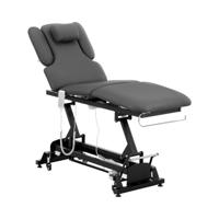 Massagetafel - 3 motoren - 200 kg - zwart / grijs