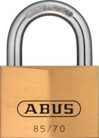 ABUS Cilinderhangslot | breedte slotlichaam 70 mm | messing gelijksluitend 0121 | 1 stuk - 2498 2498