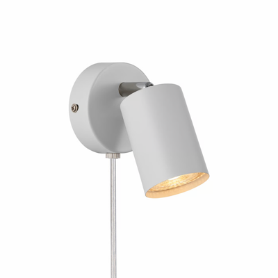 Messing leeslamp wandlamp zwart &apos;Explore&apos; Nordlux GU10 verstelbaar modern 80mm