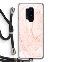 Peach bath: OnePlus 8 Pro Transparant Hoesje met koord
