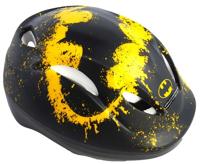 BATMAN Skate/fietshelm junigoud 52-56 cm zwart/geel