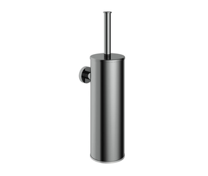 Hotbath Cobber toiletborstelset wandmodel 34 x 8,2 x 12,2 cm, zwart/chroom