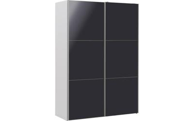 Goossens Kledingkast Easy Storage Sdk, 153 cm breed, 220 cm hoog, 2x 3 paneel schuifdeuren