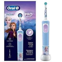 Oral-B Pro elektrische tandenborstel voor kinderen, 1 bevroren handvat, 1 opzetborstel, vanaf 3 jaar