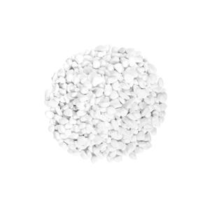 Decoratie steentjes - wit - 1050 gram - 5-10 mm - kiezelstenen - hobby stenen
