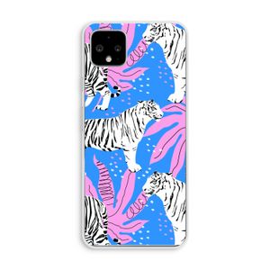 Tijger: Pixel 4 XL Transparant Hoesje