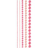 Creativ Company Halve plakparels roze 2-8mm, 140st.