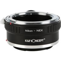 K&F Lens Adapter Nikon F - Sony E-Mount (met statief-mount)