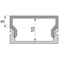 Deko Light 979090 Endkappe H-AU-01-15 Set 2 Stk, Weiß Profieleindkap Kunststof (l x b x h) 21 x 6 x 12 mm 1 stuk(s)