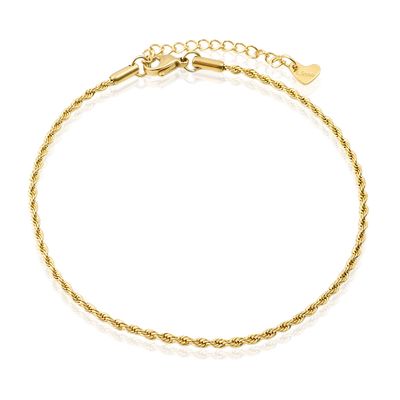 LGT JWLS Enkelband Rope Goud - 2mm
