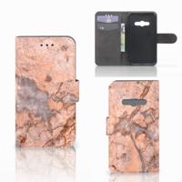 Samsung Galaxy Xcover 3 | Xcover 3 VE | Bookcase | Marmer Oranje