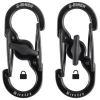 NITE Ize NI-LSBM-01-2R3 Karabijn MicroLock S-Biner 2 35 mm x 15 mm x 7 mm 2 stuk(s)