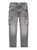 Name it winter cargo jeansbroek jongens - grijs - tapered fit - NkmSilas