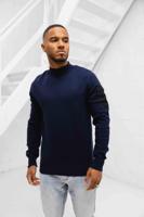 Malelions Knitted Pocket Sweater Heren Donkerblauw - Maat L - Kleur: Donkerblauw | Soccerfanshop