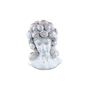 PTMD Alani White glazed ceramic statue of women head C