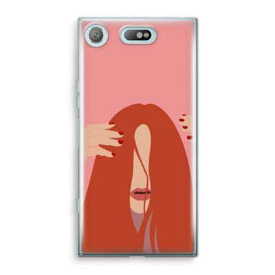 Woke up like this: Sony Xperia XZ1 Compact Transparant Hoesje